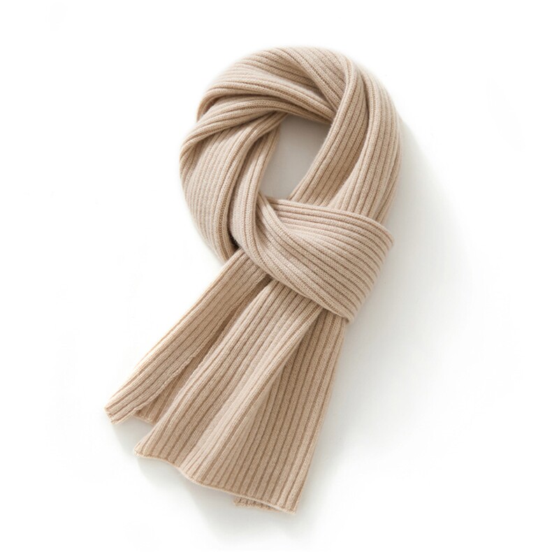 2025年秋季男女款羊绒围巾时尚百搭通勤简约休闲，围巾，伊雪娇羊绒