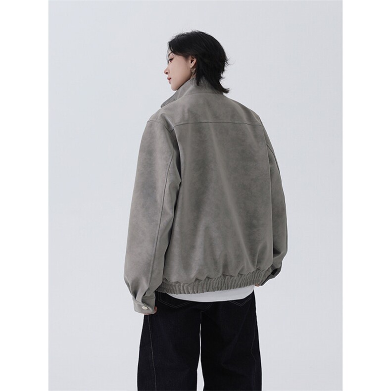 春季新款港风拼接贴袋设计离开夹克外套潮XZ213-JK1002-P85控128,男装夹克,星座213