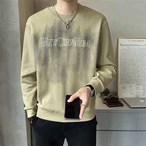 秋季新款圆领卫衣男套头印花帅气百搭上衣服潮流 A329-V3315-P68图片