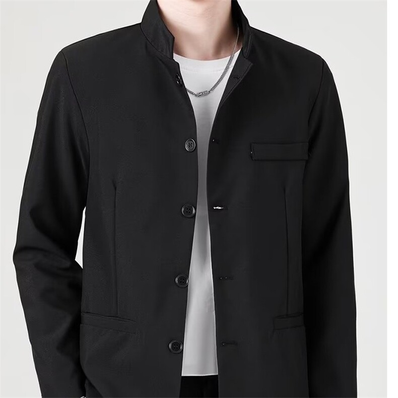 中山装男士青年修身套装中华立领西服装演出服结婚礼服风唐装,男装西服,星座601-1