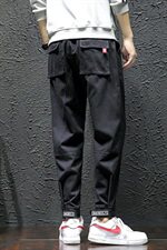 2021春季新款休闲工装裤宽松日系大码束脚裤哈伦九分裤K826-P50，男装休闲裤，电商A009A（原A058A）