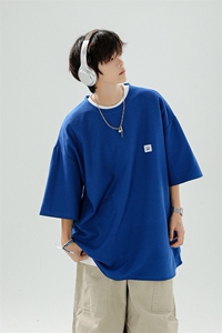 8XL-M 重磅！特大码T潮牌上衣男中性华夫格短袖T恤DX304P25控39图片
