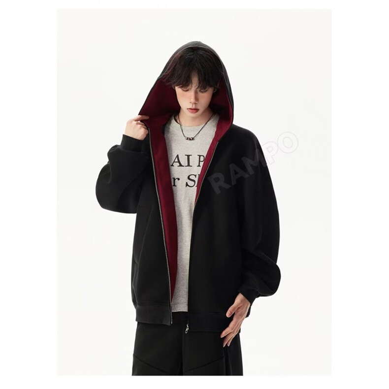 5533-P55潮流帅气百搭宽松简约连帽开衫卫衣男女同款,男装卫衣,星座617A-2