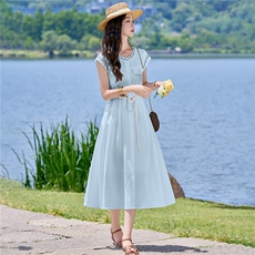2026年夏季休闲/淑女A字裙女士，女装连衣裙，衣布洛