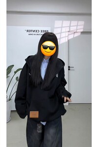 视频截图慎用!图片只做展示大货已到美式大V领连帽卫衣WY78069P65图片