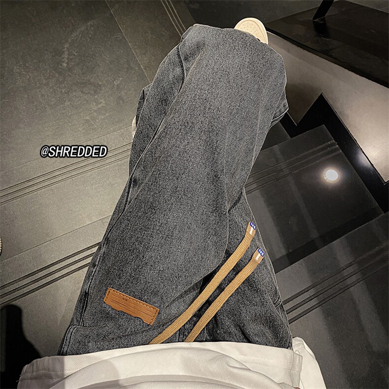 品质休闲牛仔裤男贴标长裤vibe高街百搭裤子B315-K5550-P45控58,男装牛仔裤,电商B315