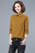 2020冬装新款时尚高领打底衫上衣，女装T恤，奕阳依阁