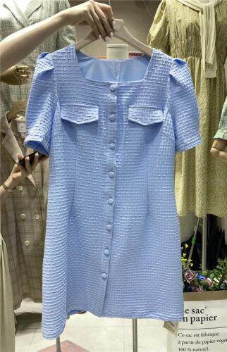 现货!定制面料气质连衣裙，女装连衣裙，FUXINXIN 福歆歆