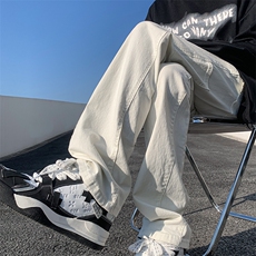 美式ins高街hiphop新款弹力修身直筒休闲裤货号K675P65，男装牛仔裤，电商A063