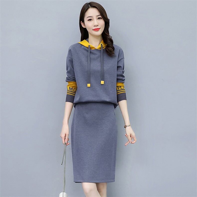 胖人洋气休闲套装女2025秋季新款大码女装胖MM遮肉显瘦时尚两件套,女装套装/套裙,梦依杭