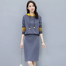 胖人洋气休闲套装女2025秋季新款大码女装胖MM遮肉显瘦时尚两件套，女装套装/套裙，梦依杭