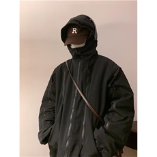 机能冲锋衣棉服男秋冬季美式潮牌夹克加厚外套Y6568-P60夹棉p80，男装棉衣，星座1008