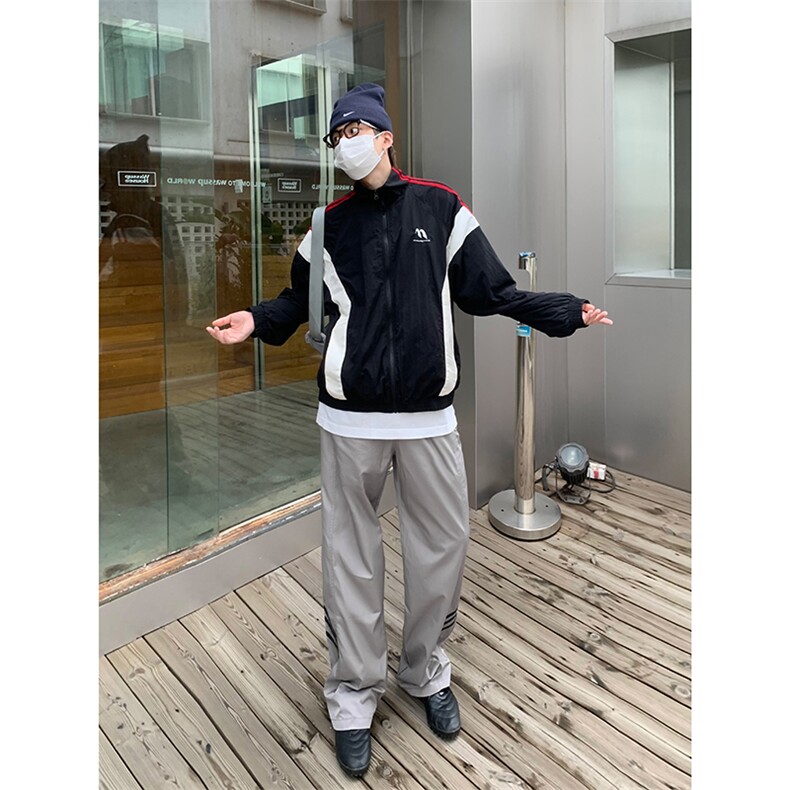 B221美式ins街头hiphop休闲情侣宽松运动裤子LK23117-P60控78,男装休闲裤,电商B221
