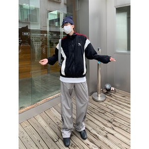 B221 美式ins街头hiphop休闲情侣宽松运动裤子 LK23117-P60 控78图片