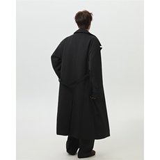 直播秋季新款双排扣宽松中长款风衣韩版过膝大衣-FY603特100，男装风衣，电商B289