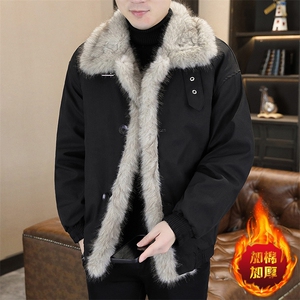 MA29-P120 座山雕冬季新款加棉加厚帅气派克服宽松学生时尚棉服图片