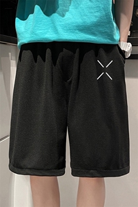 冰丝短裤男士大码宽松休闲五分裤男运动中裤 MK37305-P15图片