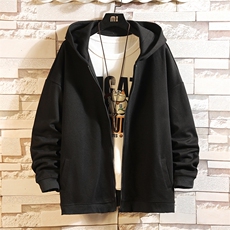 KS21150-P38加绒款-P43连帽开衫卫衣男运动外套大码班服砖墙，男装卫衣，电商A040A