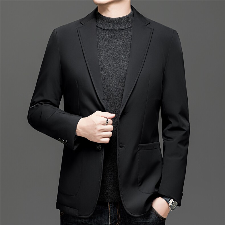 现货冬季高端精品羽绒西服高级成衣系列标90绒,男装西服,星座218-1（原230）