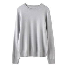 2025年秋季新款12针单股圆领针织羊绒上衣时尚百搭，女装羊绒衫，濮尚羊绒