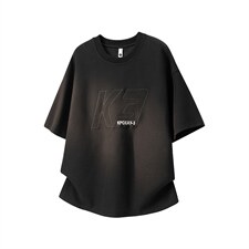 2026美式重磅冰感刺绣字母短袖T桖春夏DX2606特P28控59，男装T恤，电商B208