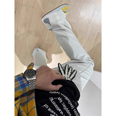 龙叨叨同款磨破牛仔裤ZK0393-特批48，男装牛仔裤，星座313A(原308A-2)