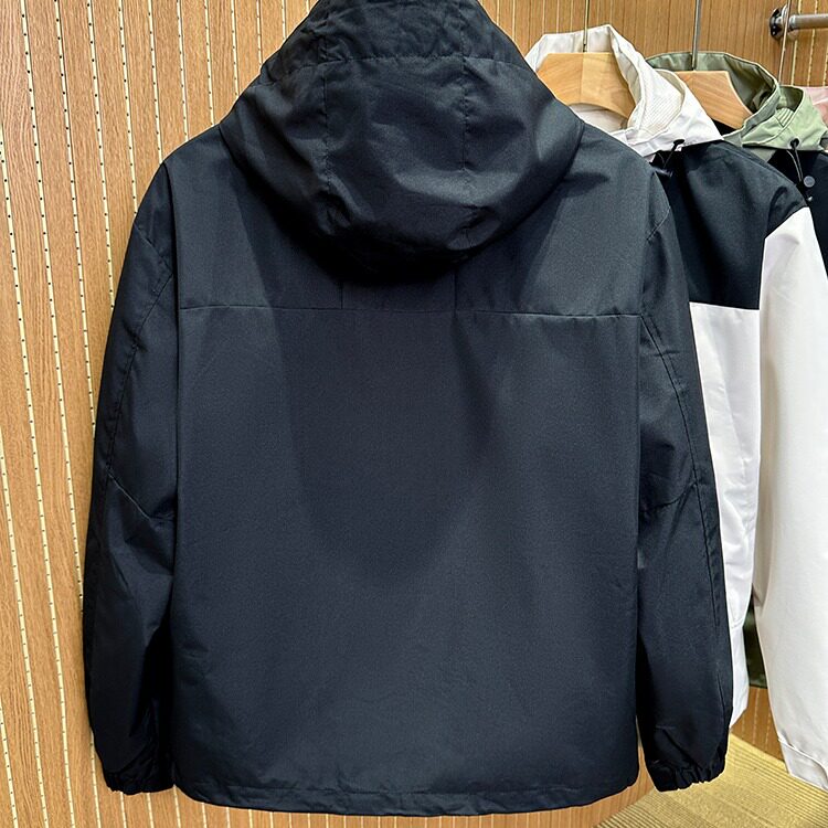 防风防水冲锋衣外套男山系户外痞帅美式潮牌机能登山工装夹克,男装夹克,星座1013
