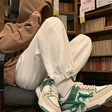 2025春夏新款男装束脚抽绳港风休闲裤卫裤运动裤DM186-P50，男装休闲裤，电商D321-1