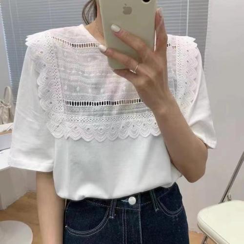 夏款拼接设计款小上衣,女装其它,U·M