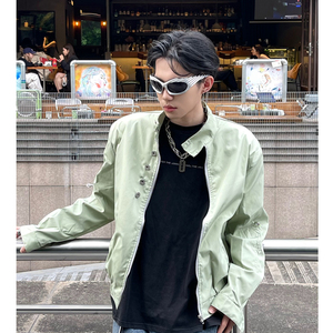 炸街痞帅外套男秋季美式潮牌街头高级HY201-P65图片