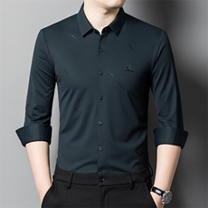 AFLB2382钱塘2020-3春秋季新款时尚休闲简约中年男士长袖衬衫P79，男装衬衫，钱塘207-3
