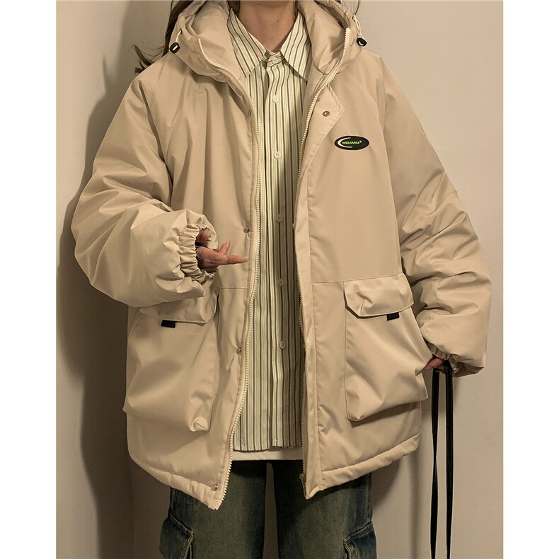 2025年冬季新款防水冲锋衣美式宽松情侣棉衣外套女23013M-特P100，女装棉衣/棉服，电商C213(原B265)