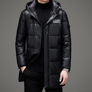 新款羽绒服男常规冬季连帽中长款男士保暖潮流外套MSNAY7108-P365图片