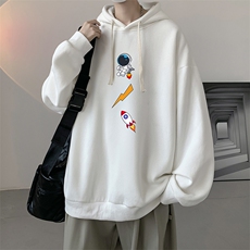 连帽卫衣男大码运动服帽衫外套WY2165-P35加绒款-P40，男装卫衣，电商A040