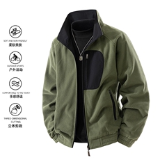 双面穿外套新款夹克男士潮百搭工装上衣高端简约JK02553-P83，男装夹克，星座308B-2