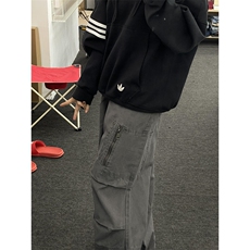 秋季美式多口袋工装裤男高级感痞帅宽松机能裤子潮KC33，男装休闲裤，星座1116A（原606A-3）