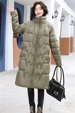 中长款羽绒服女2020年冬季新款韩版宽松白鸭绒时尚外套，女装羽绒服，寒都衣屋