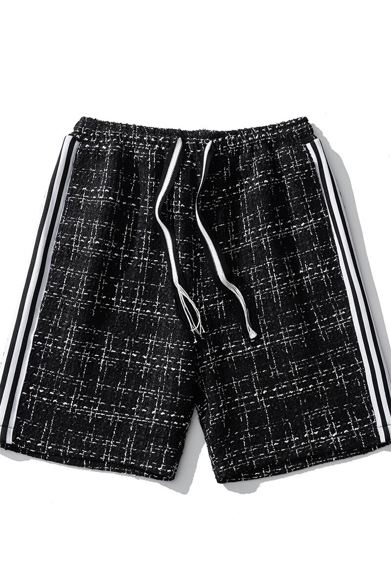 1白底短裤男大码M-5XL中性风男士中裤男潮流五分裤DK8797P40控59,男装牛仔裤,星座226-2