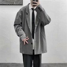 西服男春季宽松薄款潮流百搭衣服A06P45,男装西服,星座1116-2
