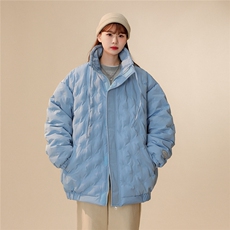 1定制面料中性风棉衣女半高领棉衣男外套女8707P125控168，女装棉衣/棉服，星座226-2