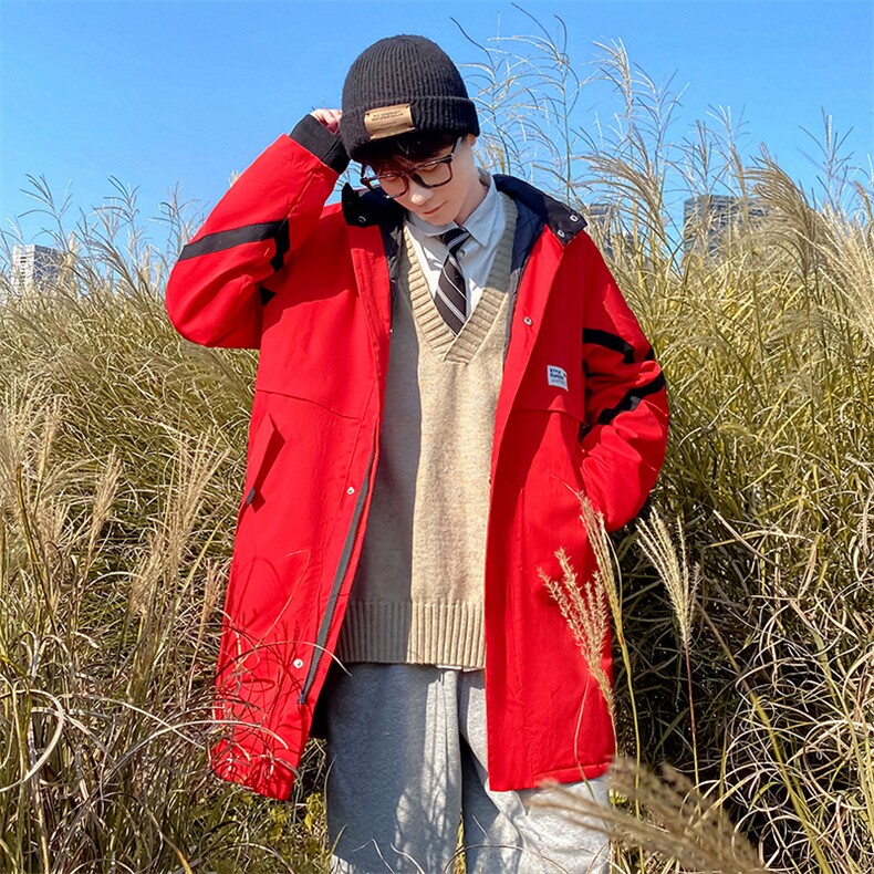 货足支持各种活动8XL-M港风棉衣男2023冬新款中长款加厚棉服大码,男装棉衣,钱塘717(原712)