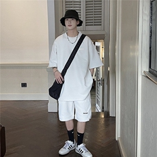 1短袖T恤男DT8771P30短裤男DK8772P45大码休闲套装TZ8773P75控，男装T恤，星座226-2
