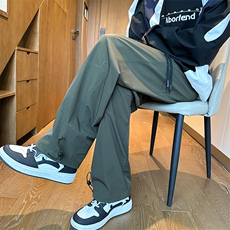 春季现货休闲裤男宽绣四面弹纯色直筒裤DSA157-1-K9812-特P35，男装休闲裤，电商A157-1