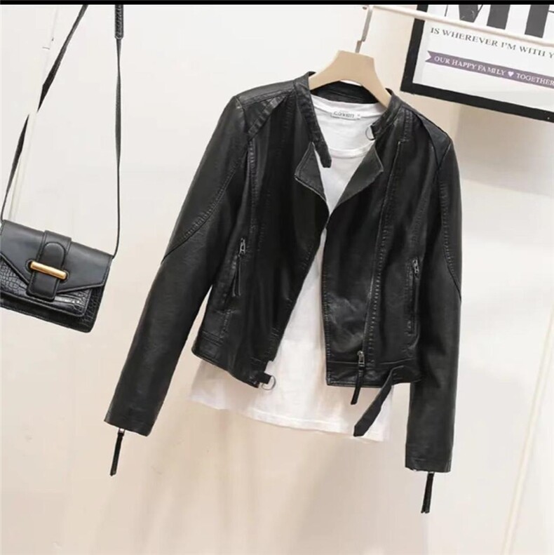 皮衣外套，女装皮衣，卡薇尔