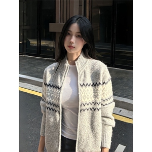 X060-P65 时尚慵懒长袖毛衣潮流文艺ins流行新款日系原宿简约图片