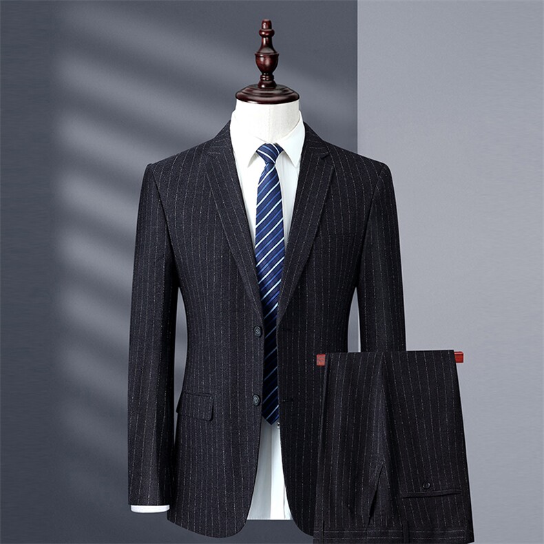 男士2023年春季西服礼服西装修身商务休闲男装西装套装图片
