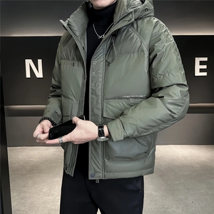店主风连帽棉衣男冬季保暖防寒高品质加厚帅气棉服外套S3436图片