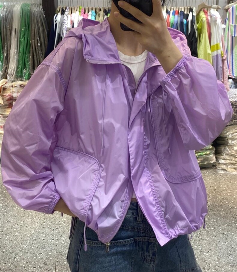 小清新糖果色防晒外套,女装其它,L·H·X