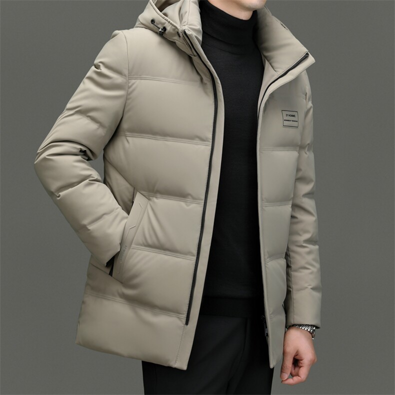 DF8893钱塘2020-2新款时尚休闲有帽简约中年男士羽绒服P260,男装羽绒服,钱塘207-2