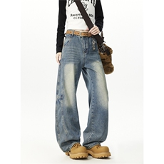 C315-W928特P主推马骝扎花拼接高质量弯刀牛仔(特P45强88)3，男装牛仔裤，电商C315